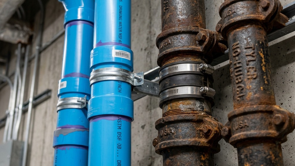 Rury z tworzyw sztucznych czy żeliwo – co wybrać do instalacji wodociągowej?