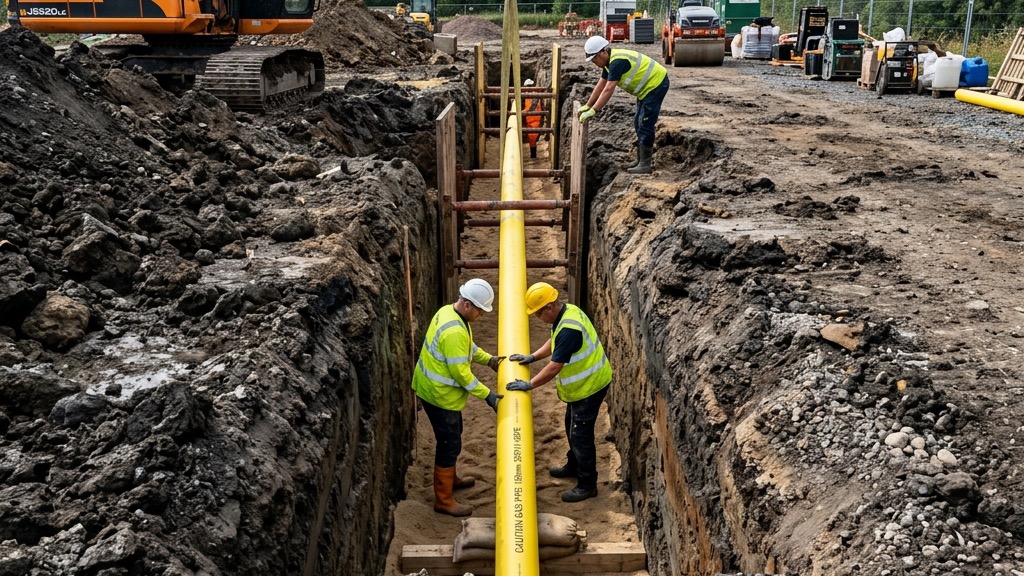 Budowa przyłącza gazowego – krok po kroku